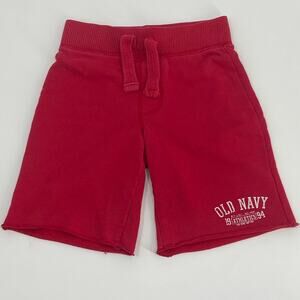 Old Navy 1994 Athletics Red Sweat Shorts - Size 5T